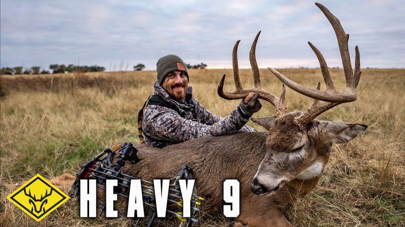 The "HEAVY 9" | 4 EPIC Camera Angles of a Big Kansas Buck!