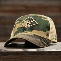 Army Camo 3D D.S. Buck Logo