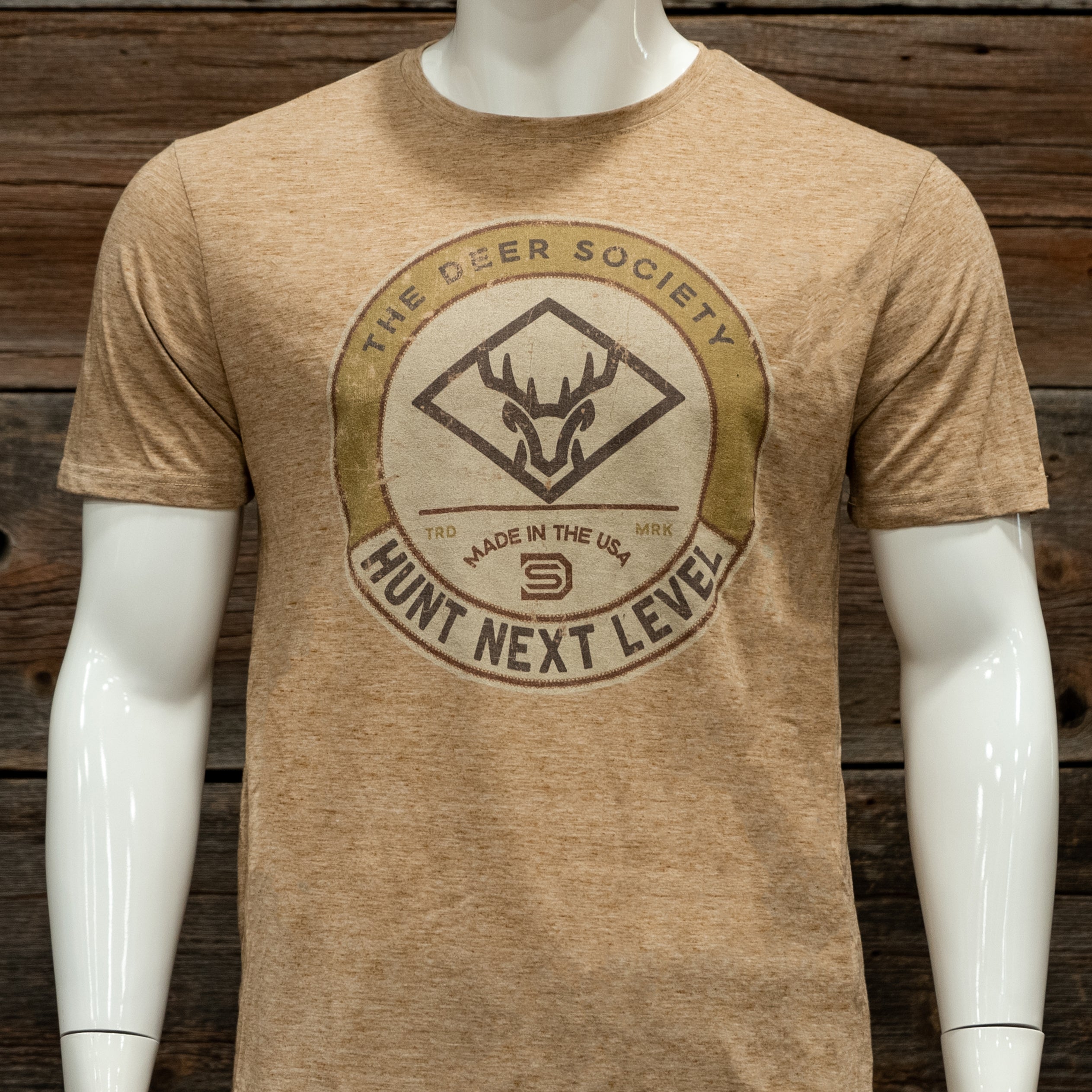 Deer Society TDS Hunt Next Level T-Shirt (Hazel) M